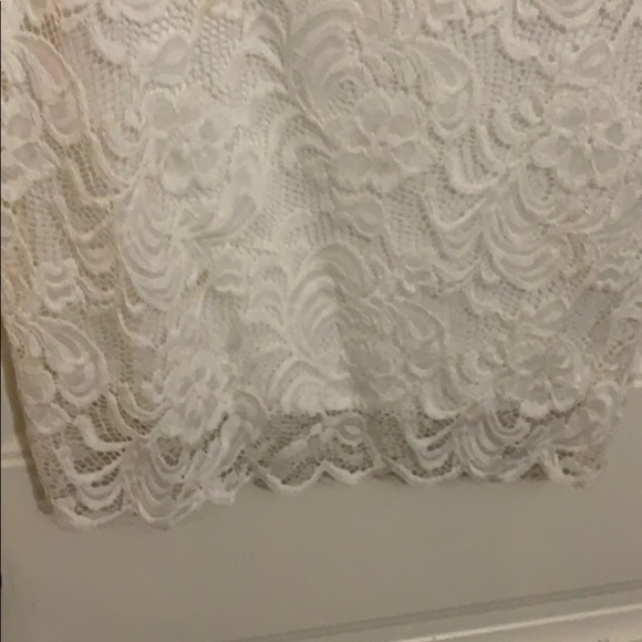 White Cocktail Dress - Picture 3 of 3